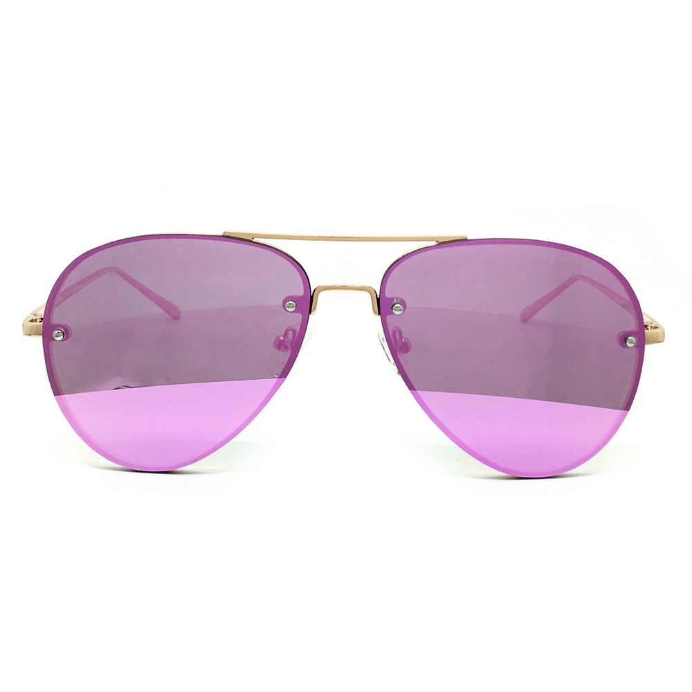 O2 Eyewear 7191 Rimless Aviator Sunglasses(PR) - Picture 2 of 8